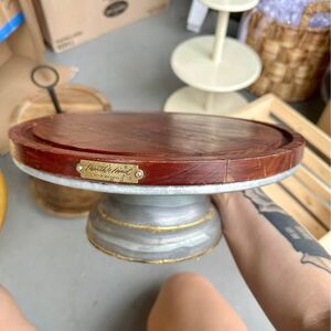 Hearth & Hand with Magnolia Cake Stand Rustic Farmhouse Boho Wedding Decor